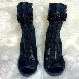 Karl Lagerfeld Paris Women's Blayze Fashion Boot Ankle, size 10